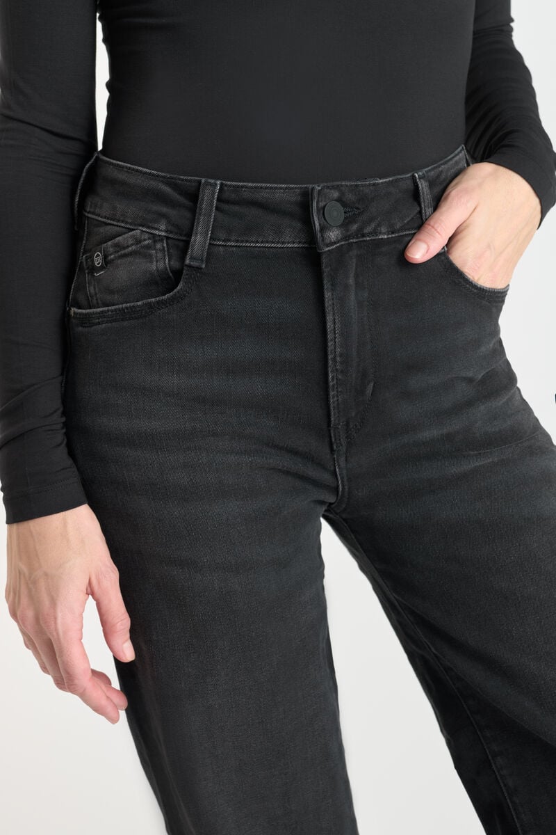 Jeans pulp wide leg high waist 7/8th black N°1