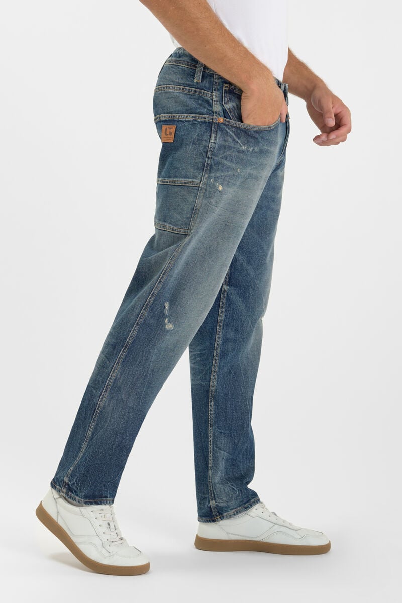 Jeans loose Work Egeo destroy blue N°3