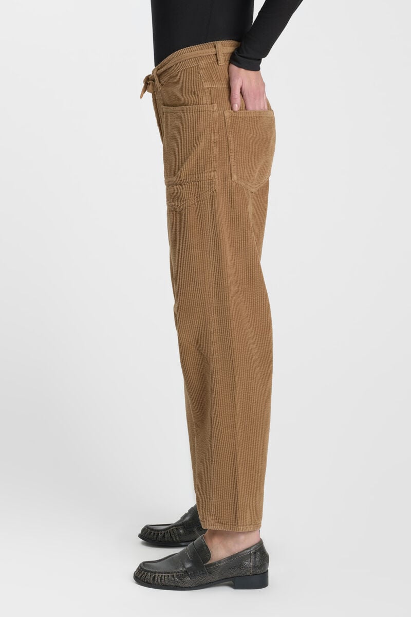 Pants balloon Madie camel corduroy