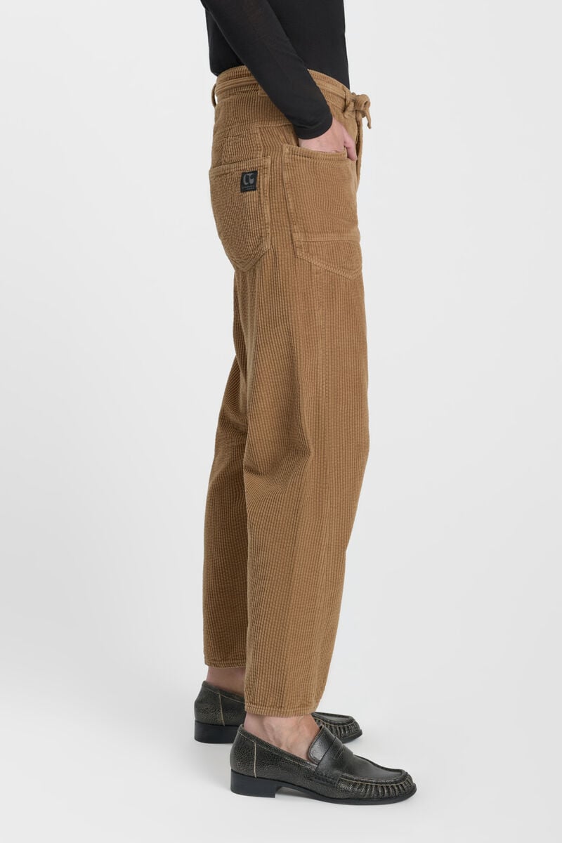 Pants balloon Madie camel corduroy