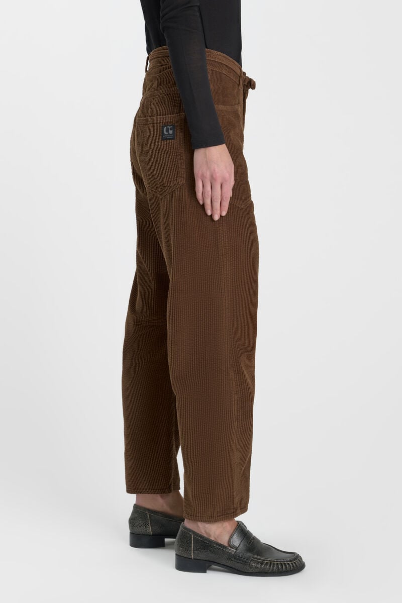 Pants balloon Madie brown corduroy