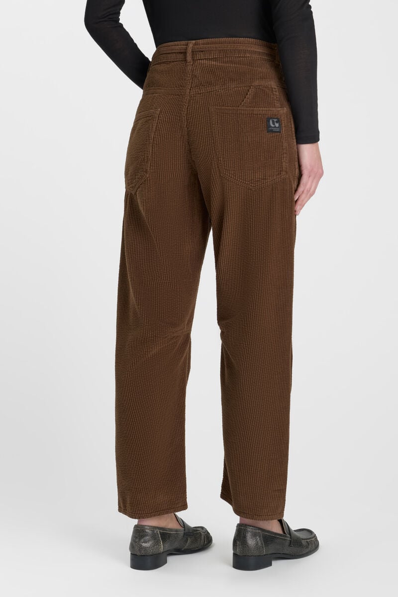Pants balloon Madie brown corduroy