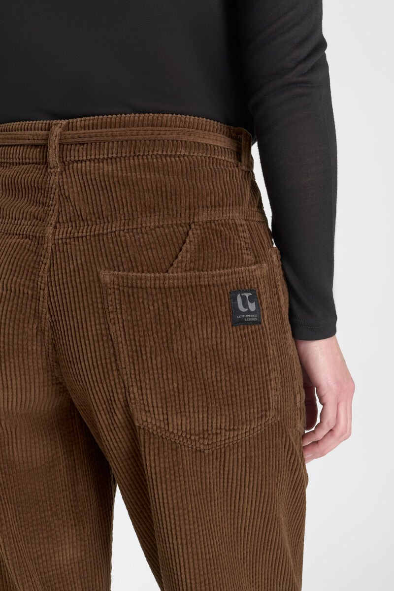 Pants balloon Madie brown corduroy