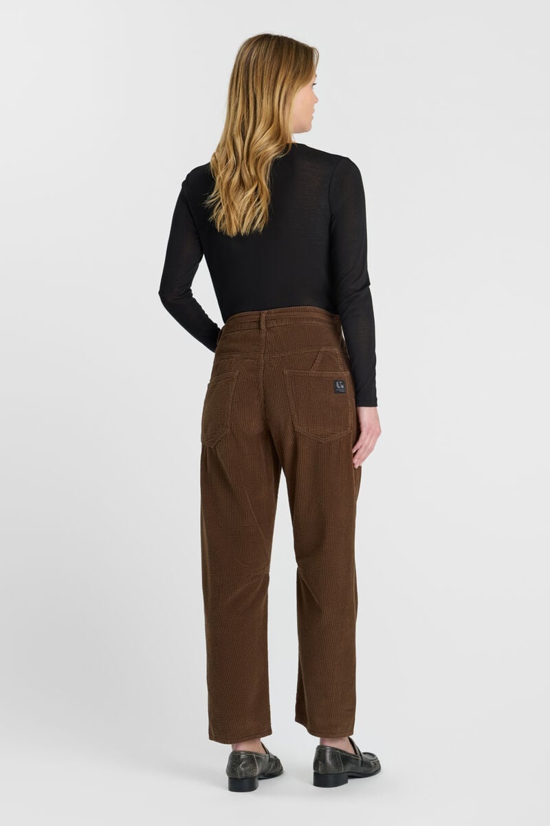 Pants balloon Madie brown corduroy