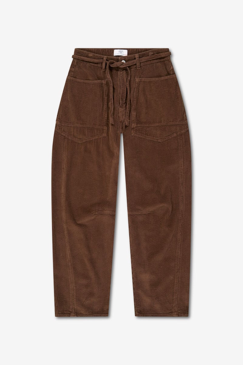 Pants balloon Madie brown corduroy