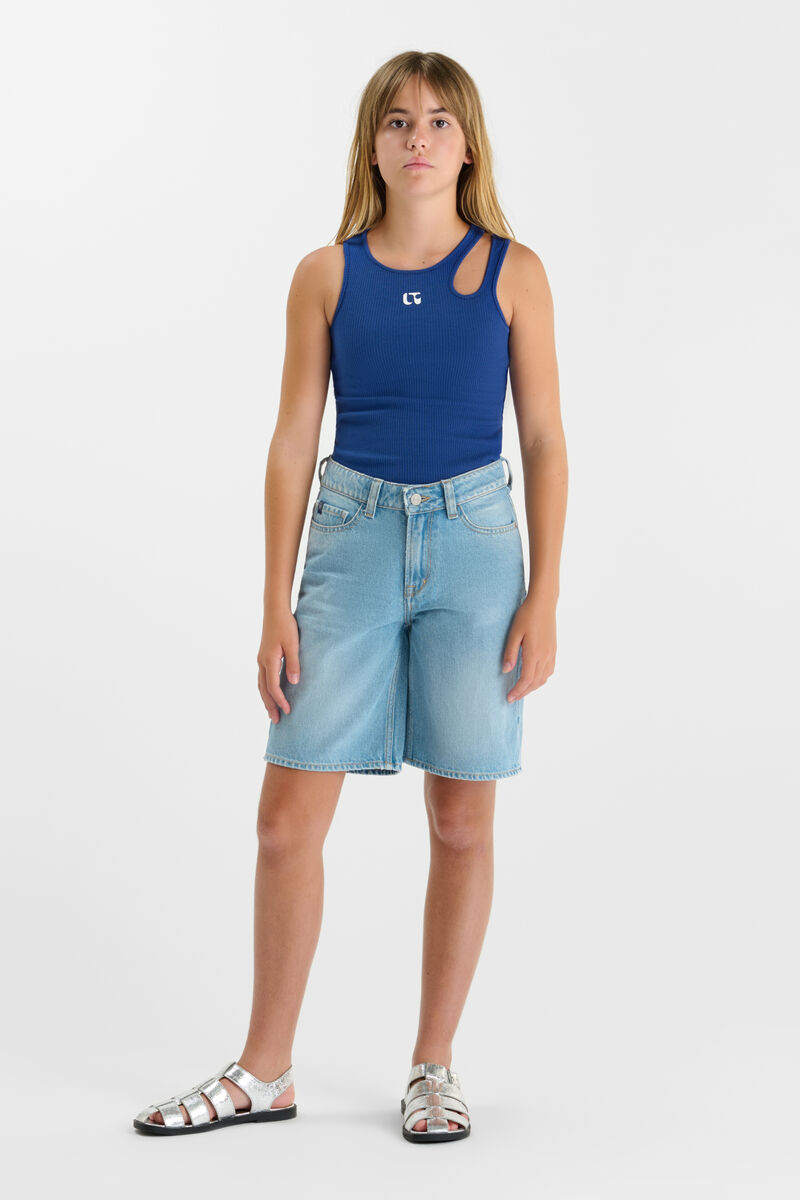 Bourdon denim shorts
