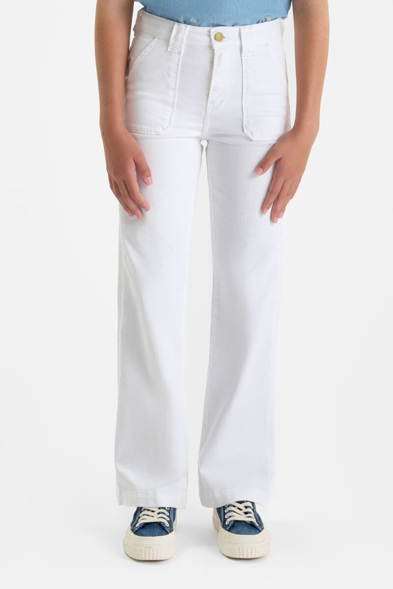 Jeans flare white