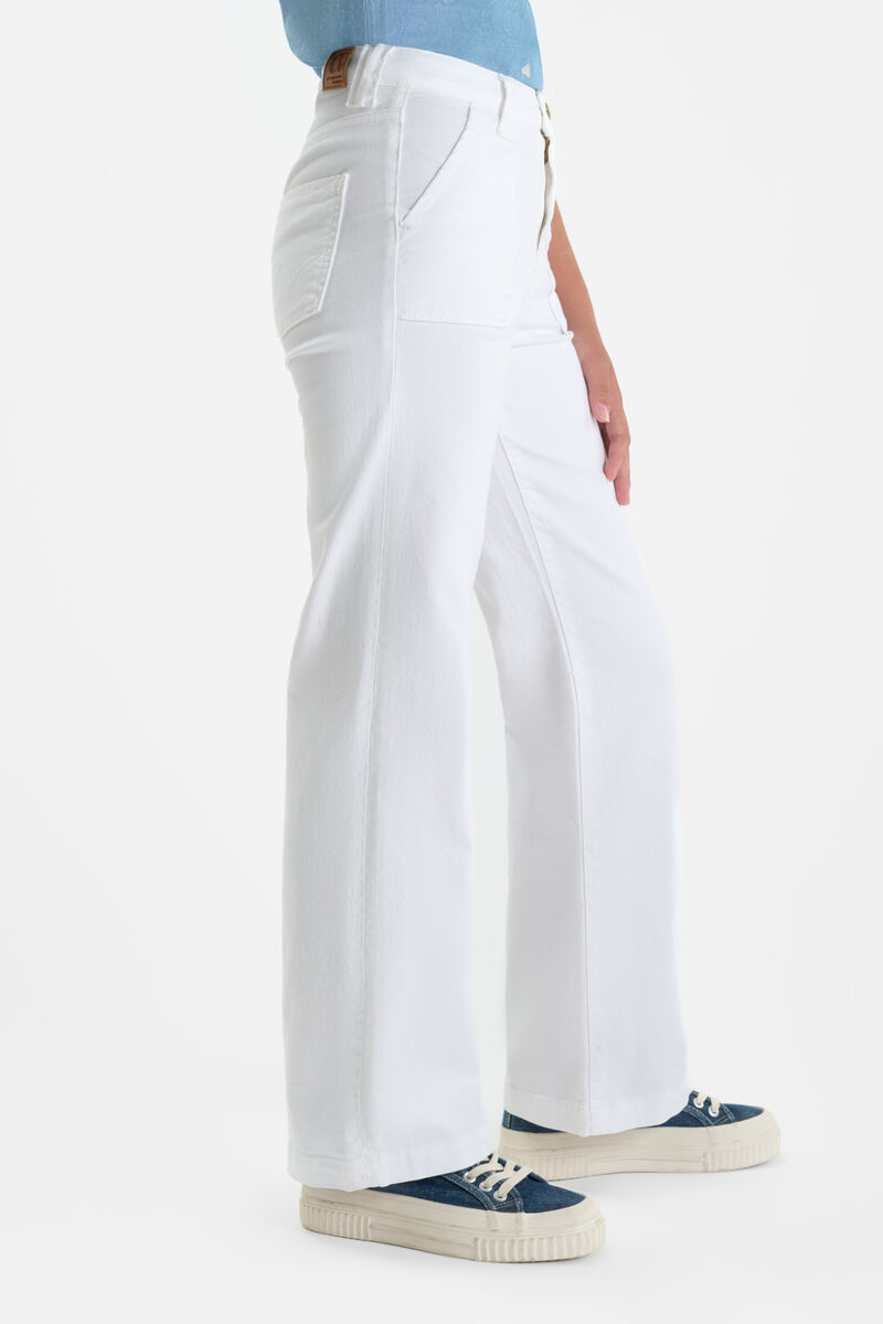 Jeans flare white