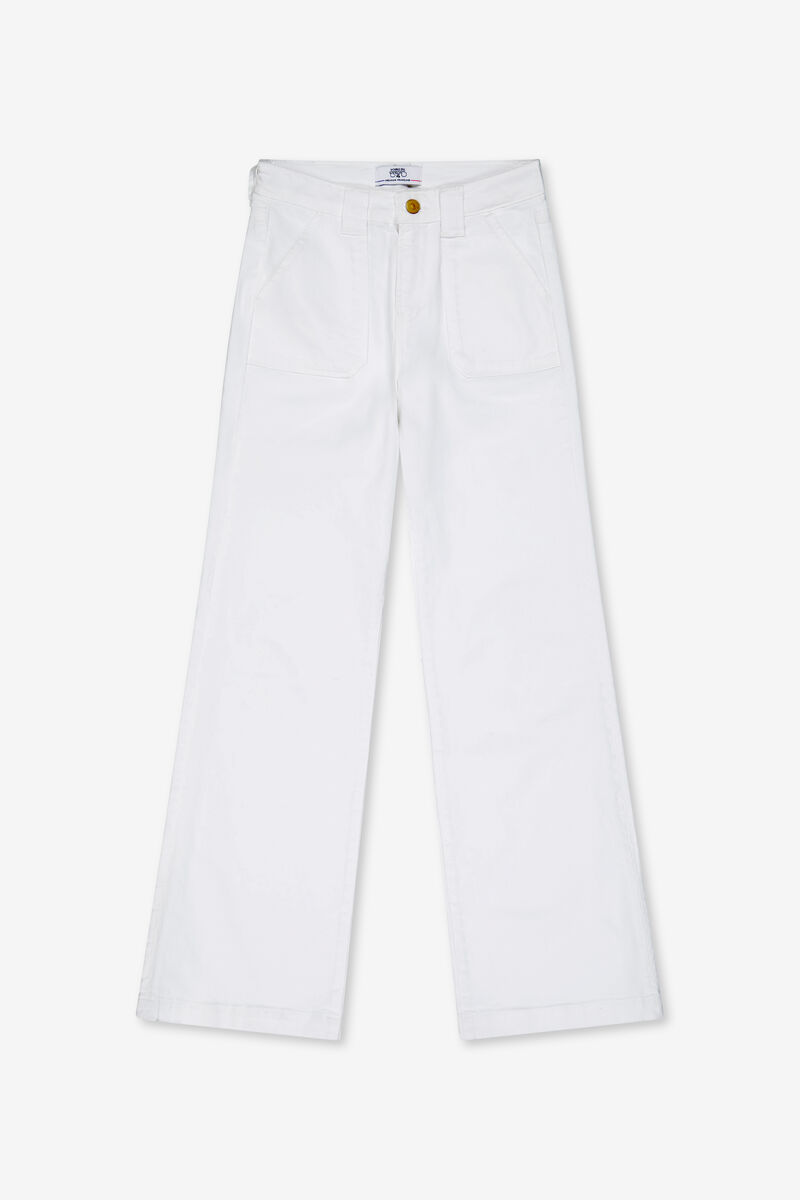 Jeans flare white