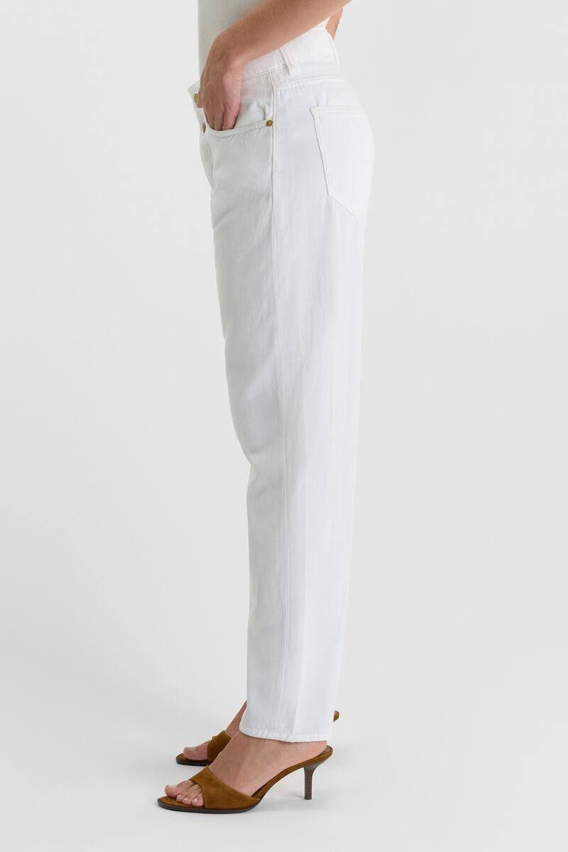 Jeans 400/60 girlfriend Riki tencel white