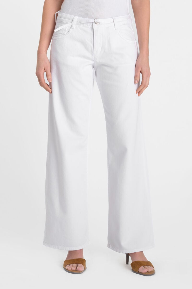 Jeans wide leg Lauryn Jab white
