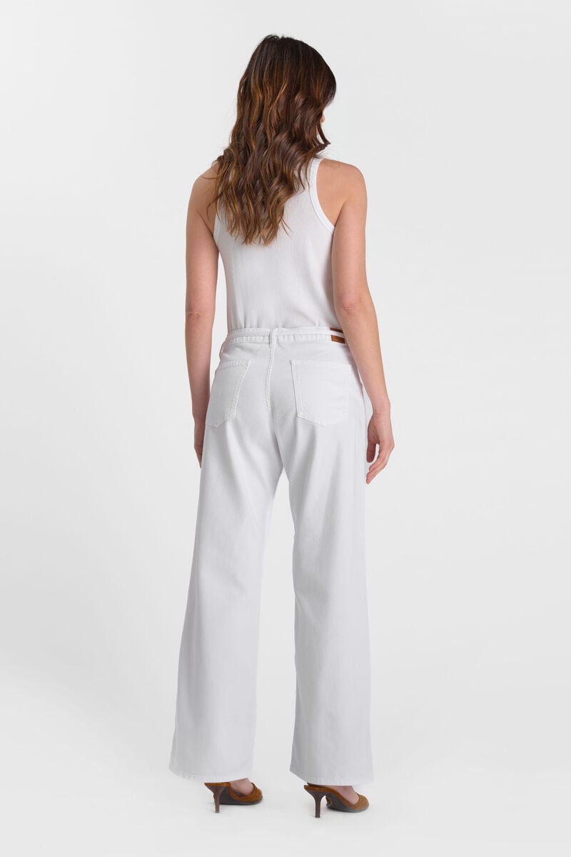 Jeans wide leg Lauryn Jab white