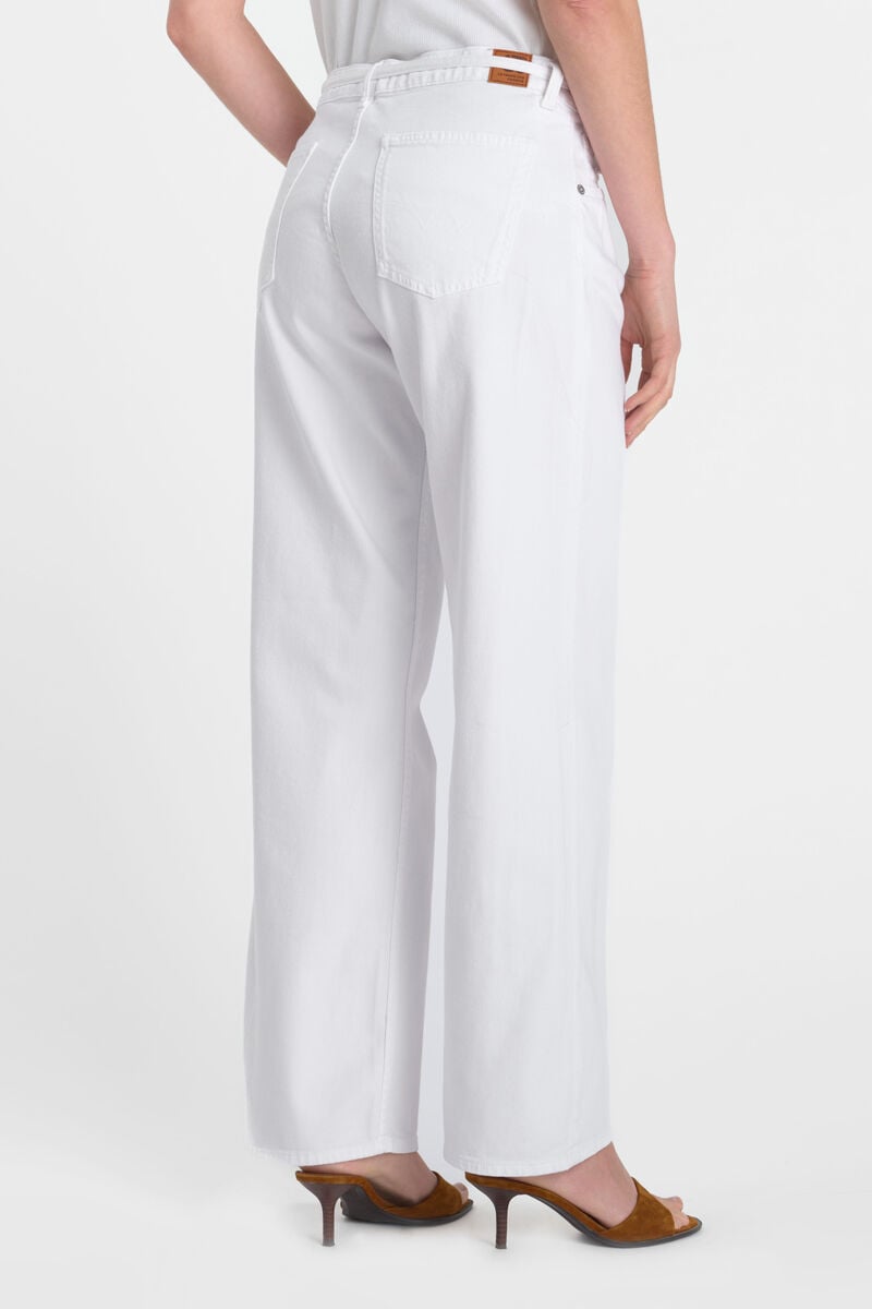 Jeans wide leg Lauryn Jab white