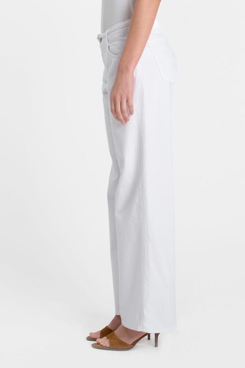 Jeans wide leg Lauryn Jab white