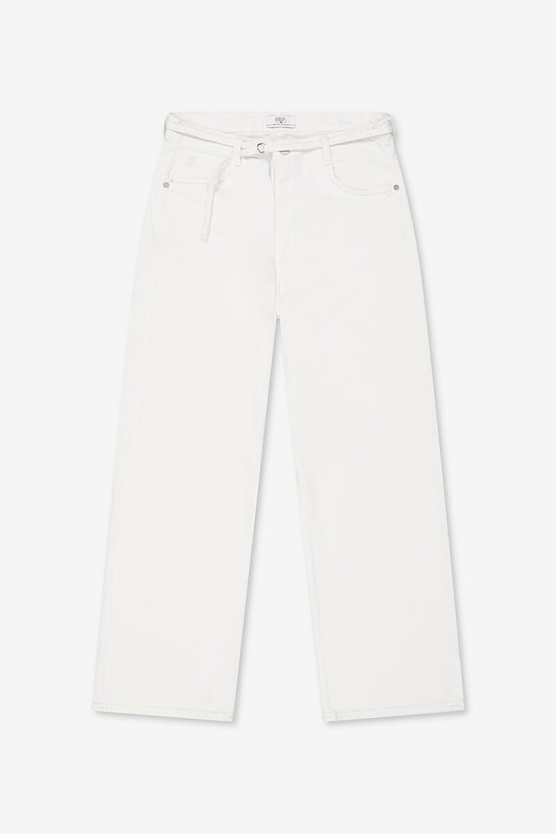 Jeans wide leg Lauryn Jab white