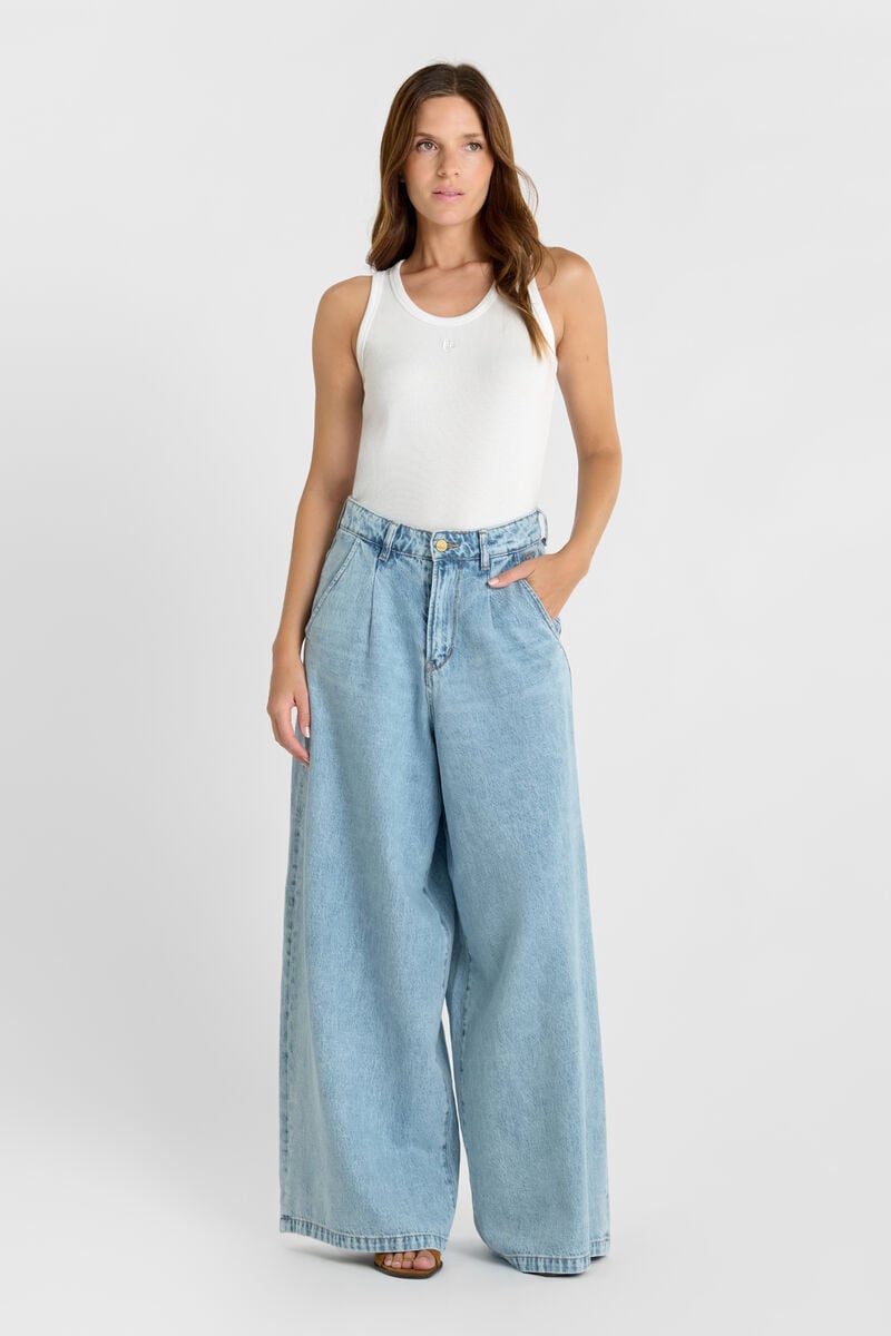 Jeans extra wide leg Louvy blue N°5