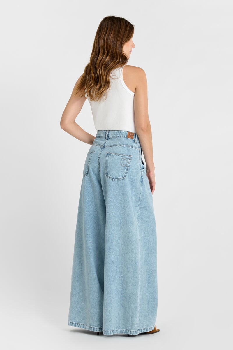 Jeans extra wide leg Louvy blue N°5