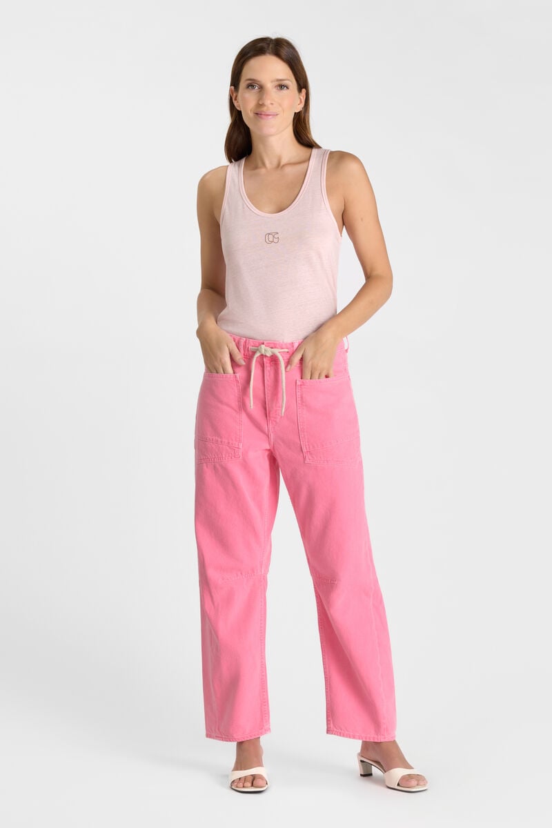 Jeans balloon Madie pink