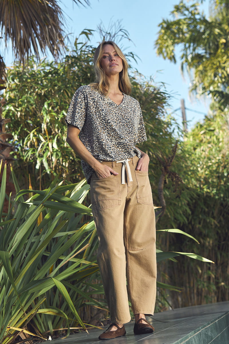 Jeans balloon Madie brown