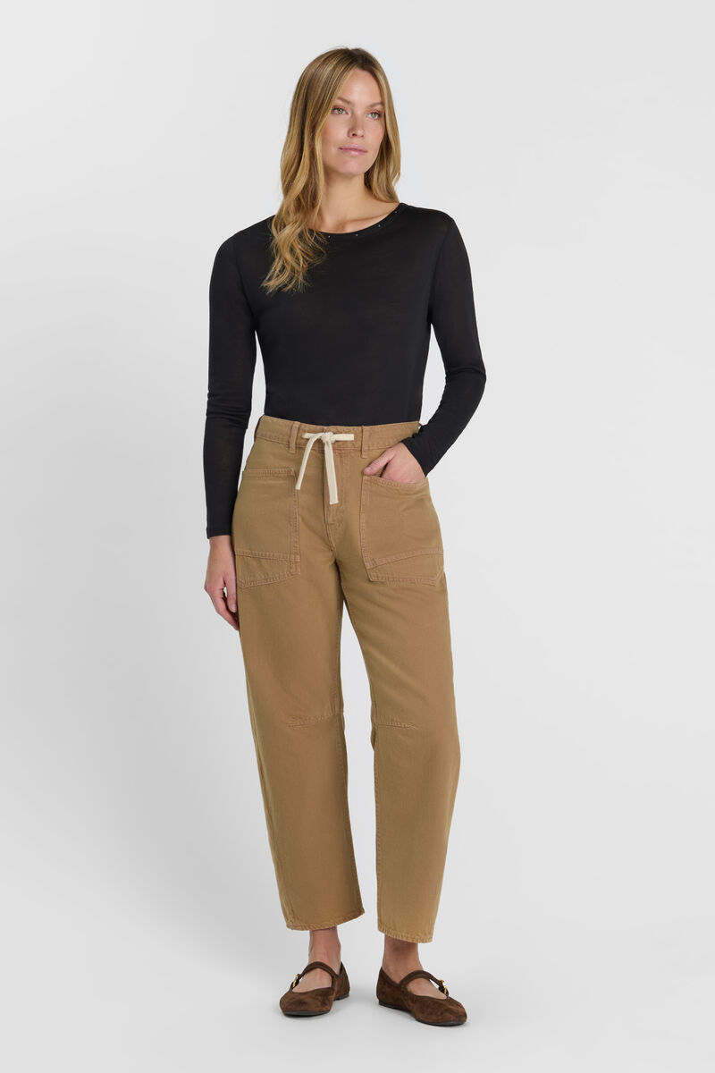 Jeans balloon Madie brown