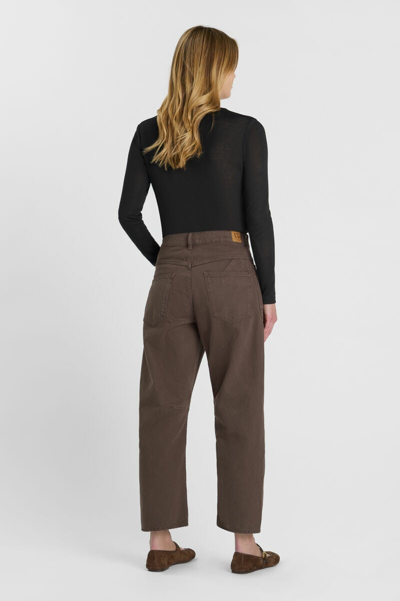 Jeans balloon Madie brown