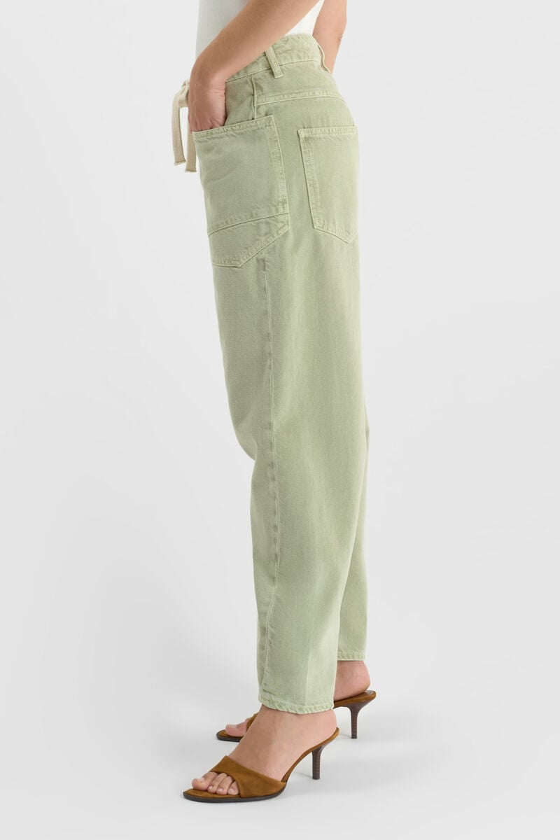 Jeans balloon Madie green