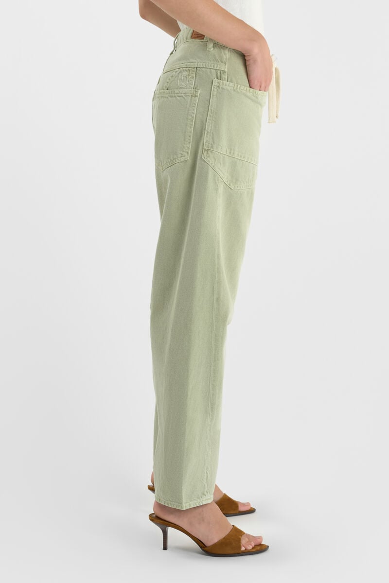 Jeans balloon Madie green