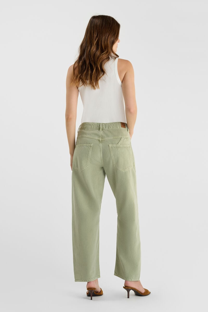 Jeans balloon Madie green