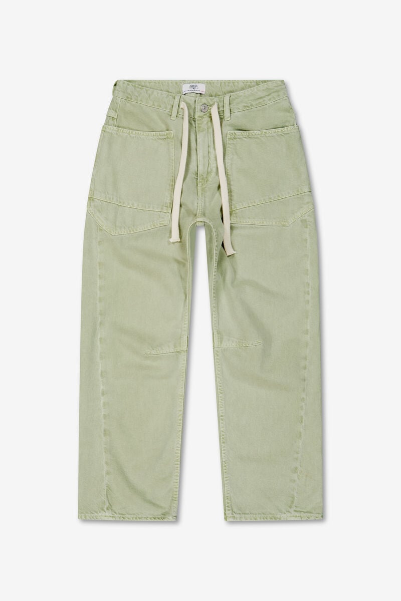 Jeans balloon Madie green
