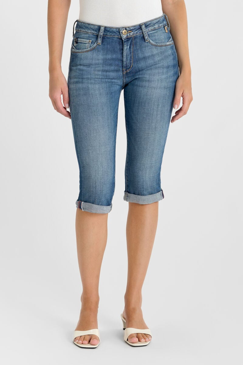 Paulina denim cropped pants