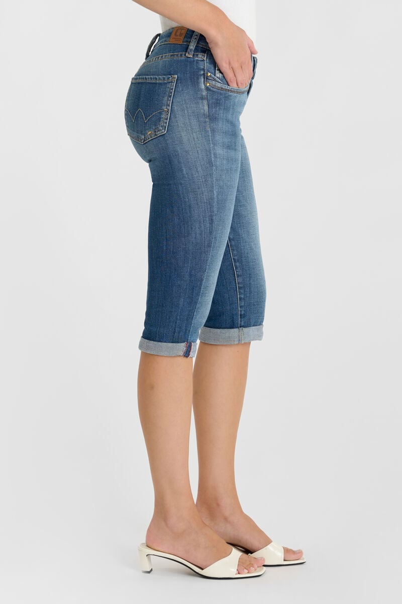 Paulina denim cropped pants