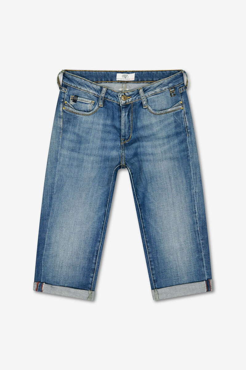 Paulina denim cropped pants