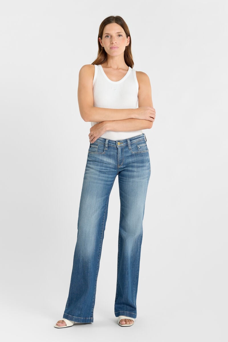 Jeans flare Rosa blue N°4