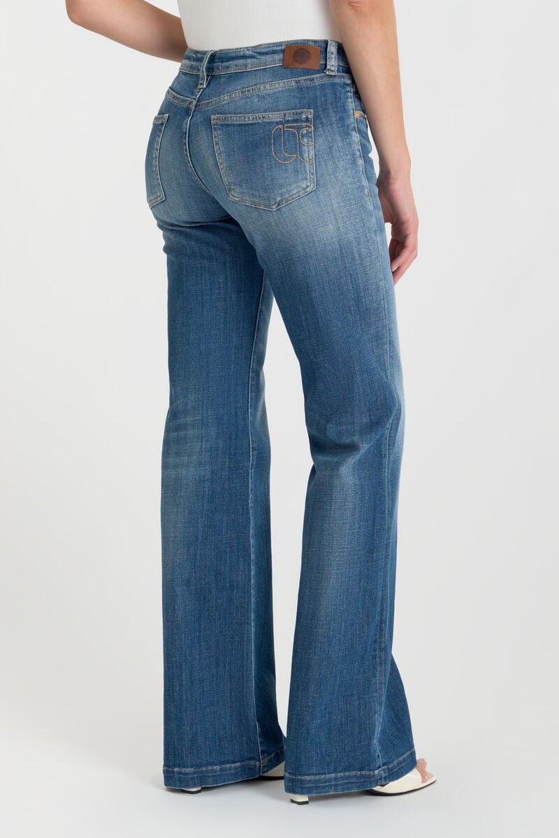 Jeans flare Rosa blue N°4