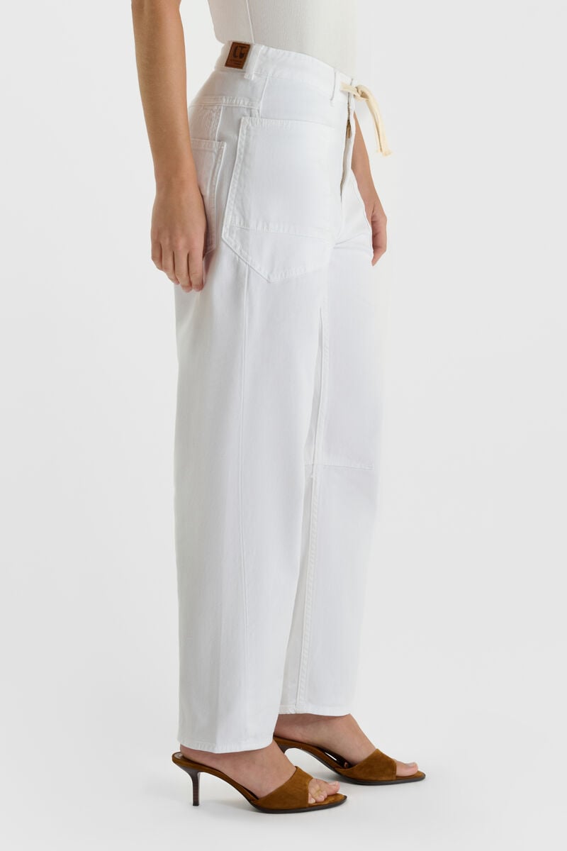 Jeans balloon Madie white