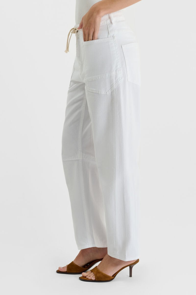 Jeans balloon Madie white