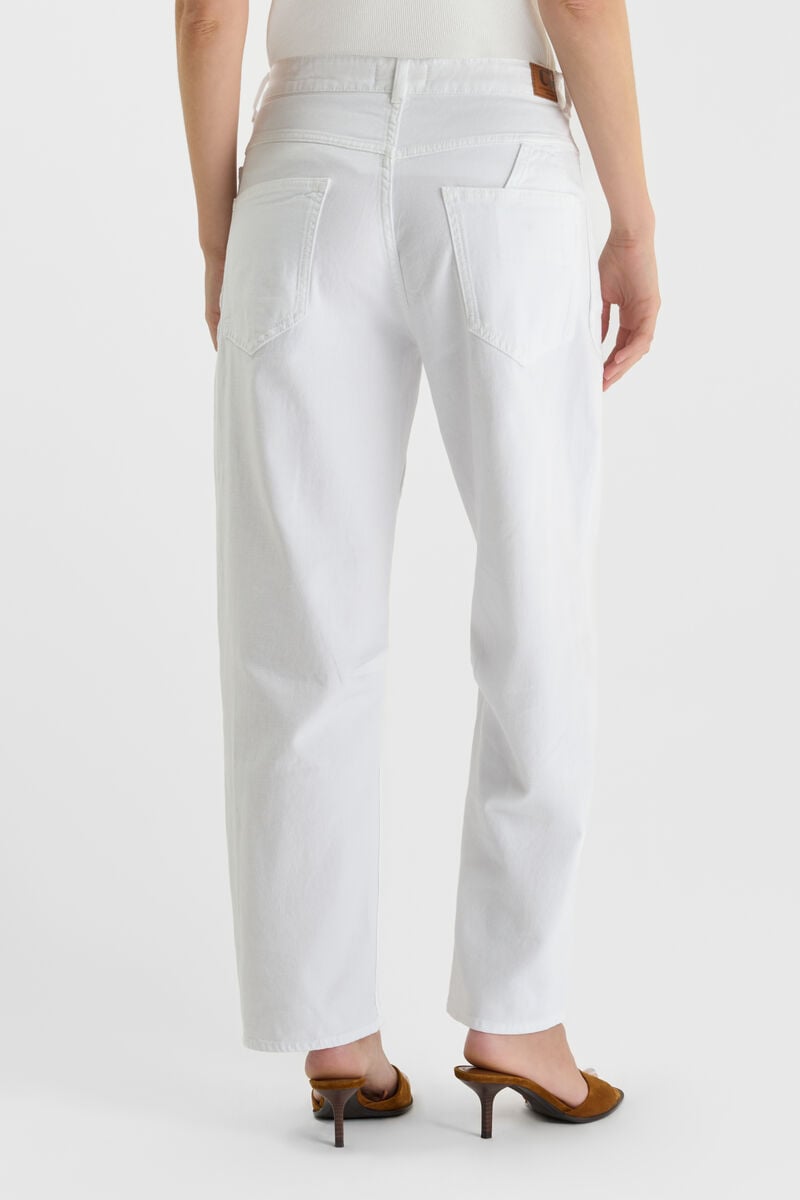 Jeans balloon Madie white