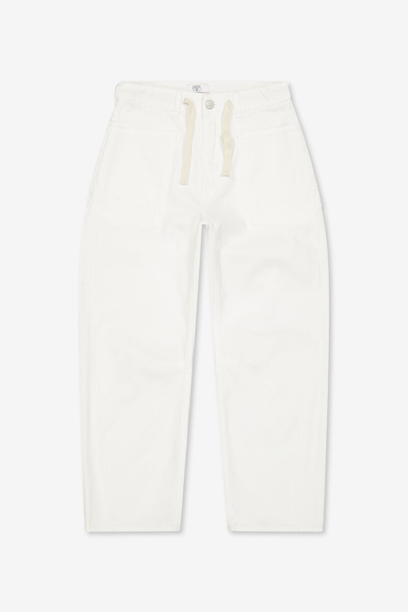 Jeans balloon Madie white