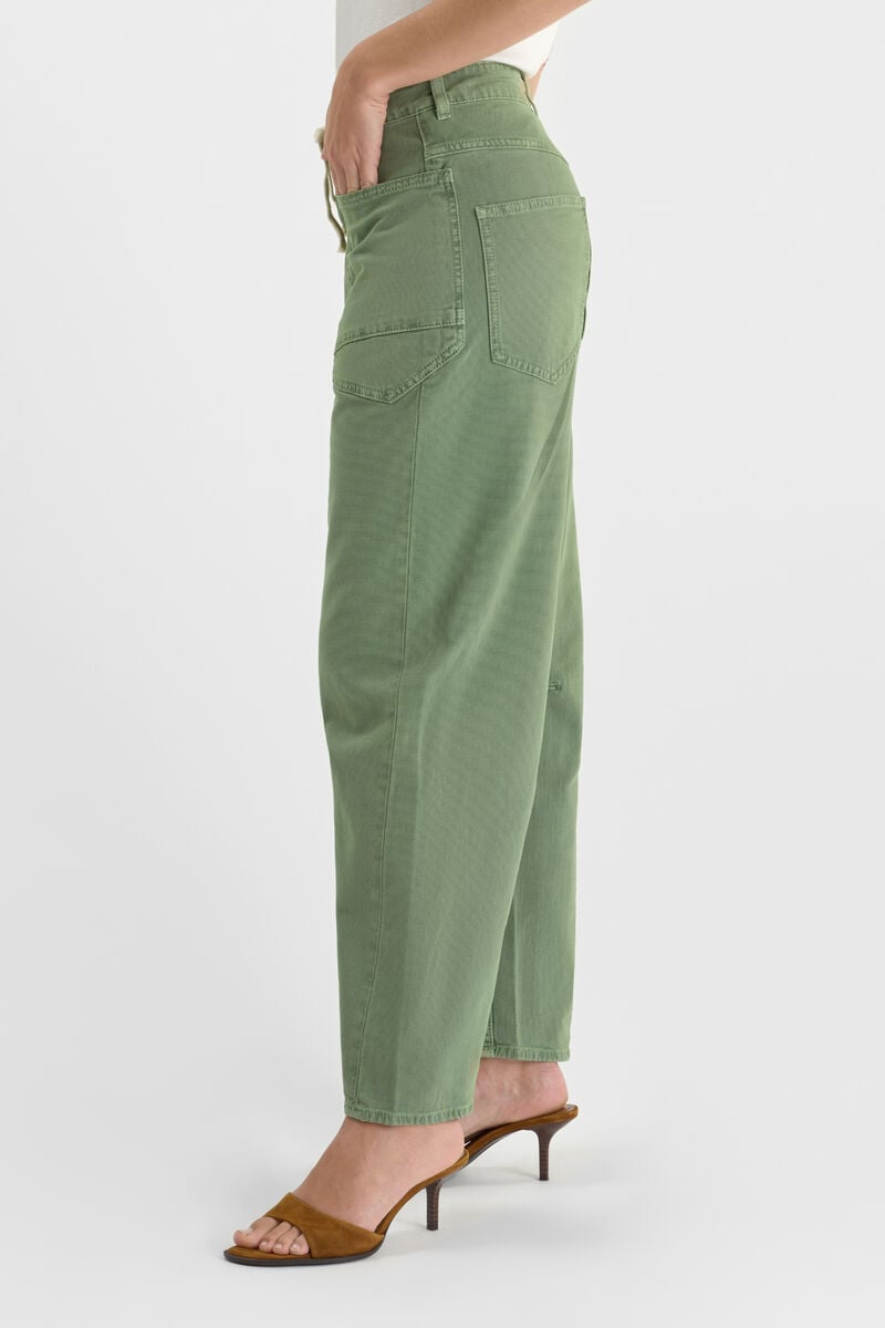 Jeans balloon Madie khaki