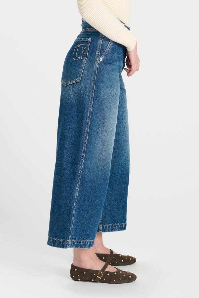 Jeans wide leg Dorla dark blue