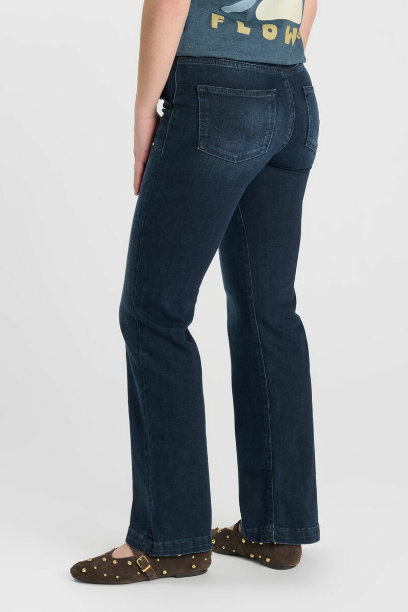 Jeans flare dark blue-black