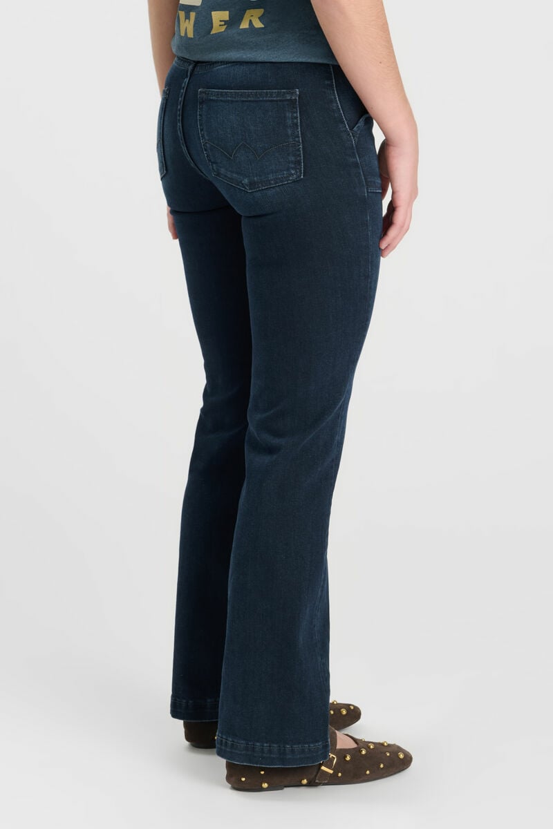 Jeans flare dark blue-black