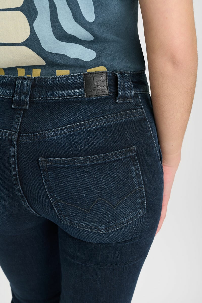 Jeans flare dark blue-black