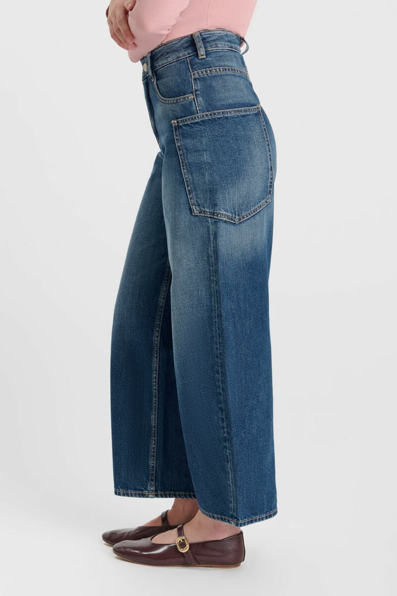 Jeans balloon Nala medium blue