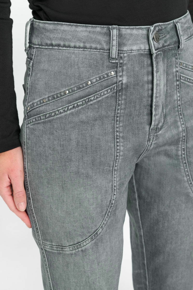 Jeans 400/60 girlfriend Igna grey N°2