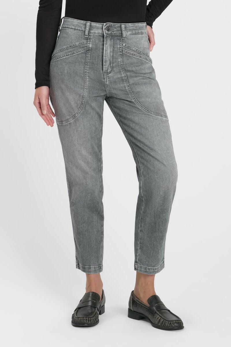 Jeans 400/60 girlfriend Igna grey N°2