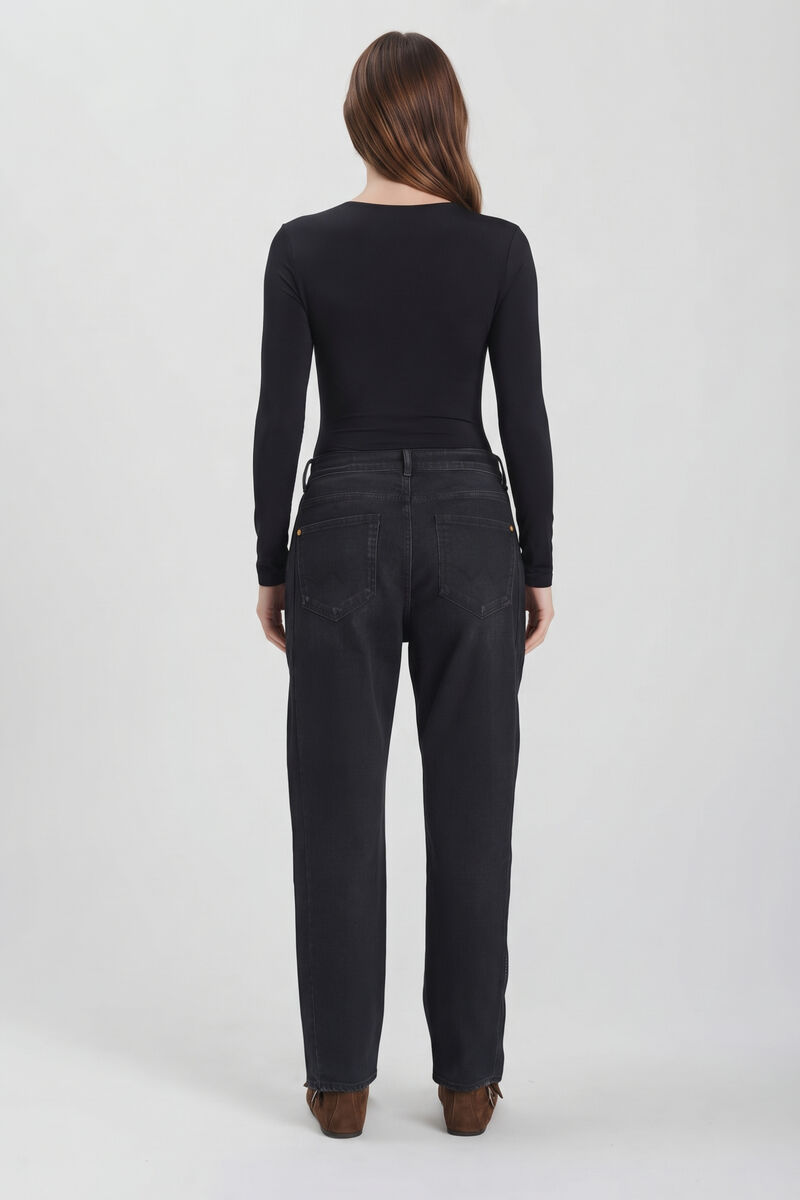 Jeans 400/60 girlfriend Pump dark black