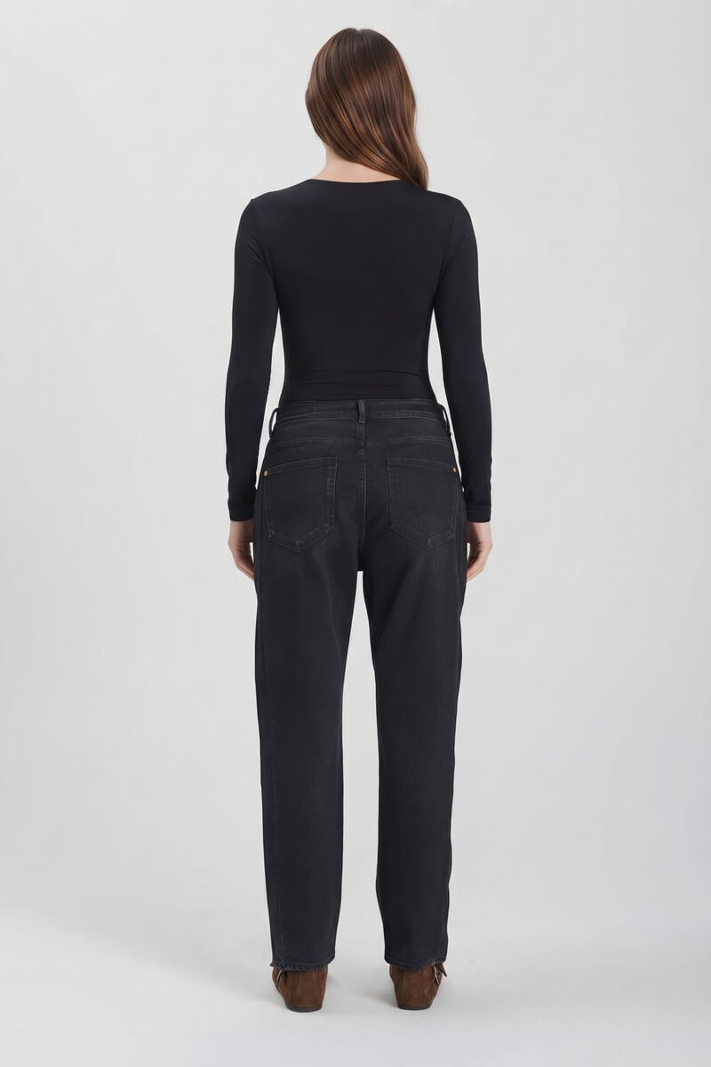 Jeans 400/60 girlfriend Pump dark black