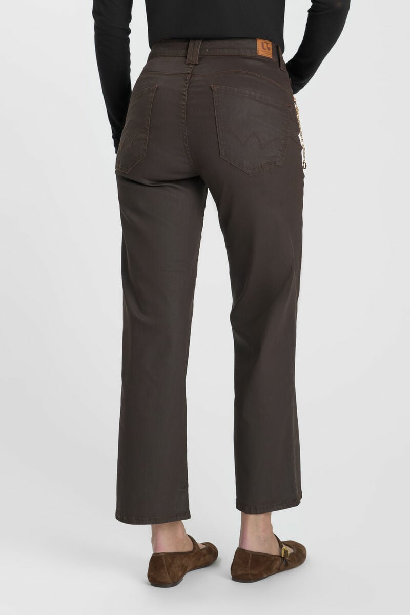 Jeans pulp wide leg Clea brown