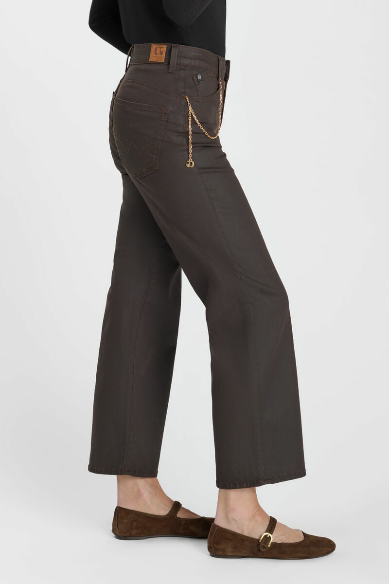 Jeans pulp wide leg Clea brown